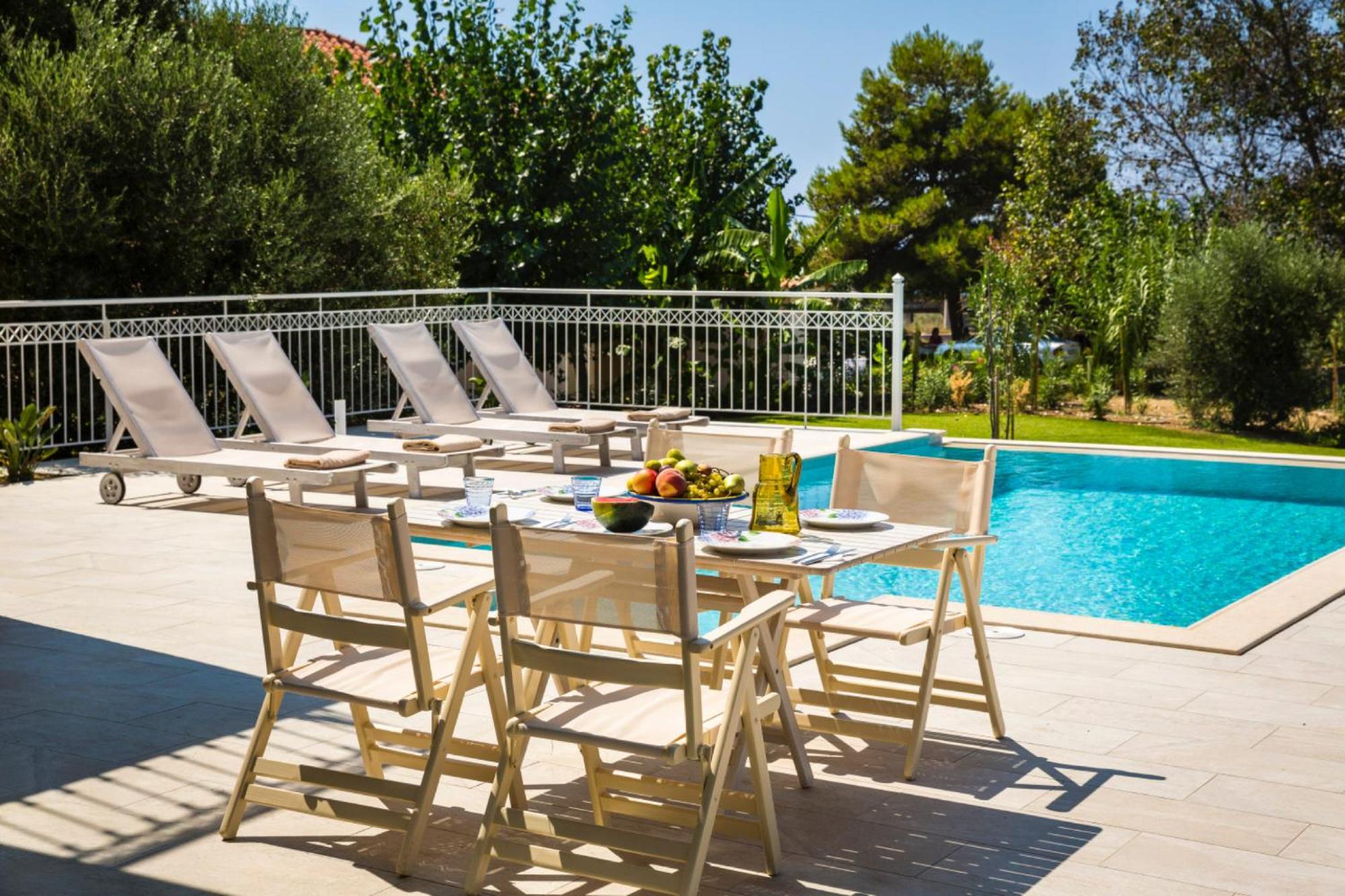 Afrodite Luxury Villa Svoronata Exterior foto